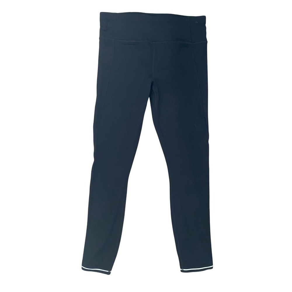 Athleta Run Free 7/8 Tight Black Women S Activewear Leggings Running Compressive